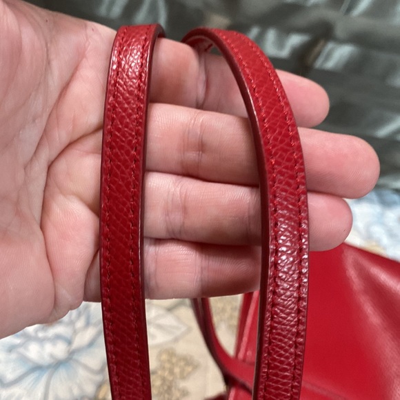 EUC- Electric Red Coach Tote - Picture 10 of 14